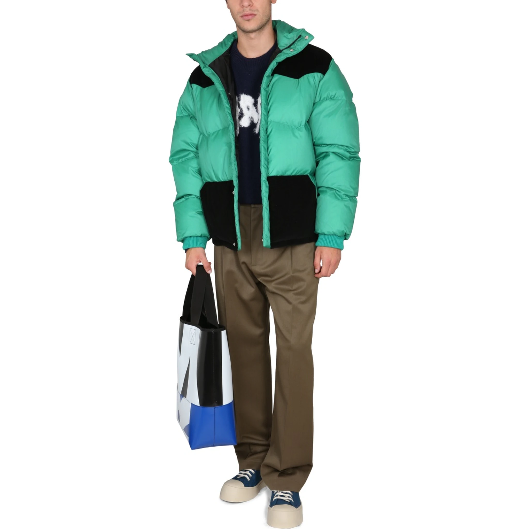 COLOR-BLOCK DOWN JACKET