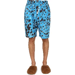 BERMUDA SHORTS WITH POP DOTS PRINT