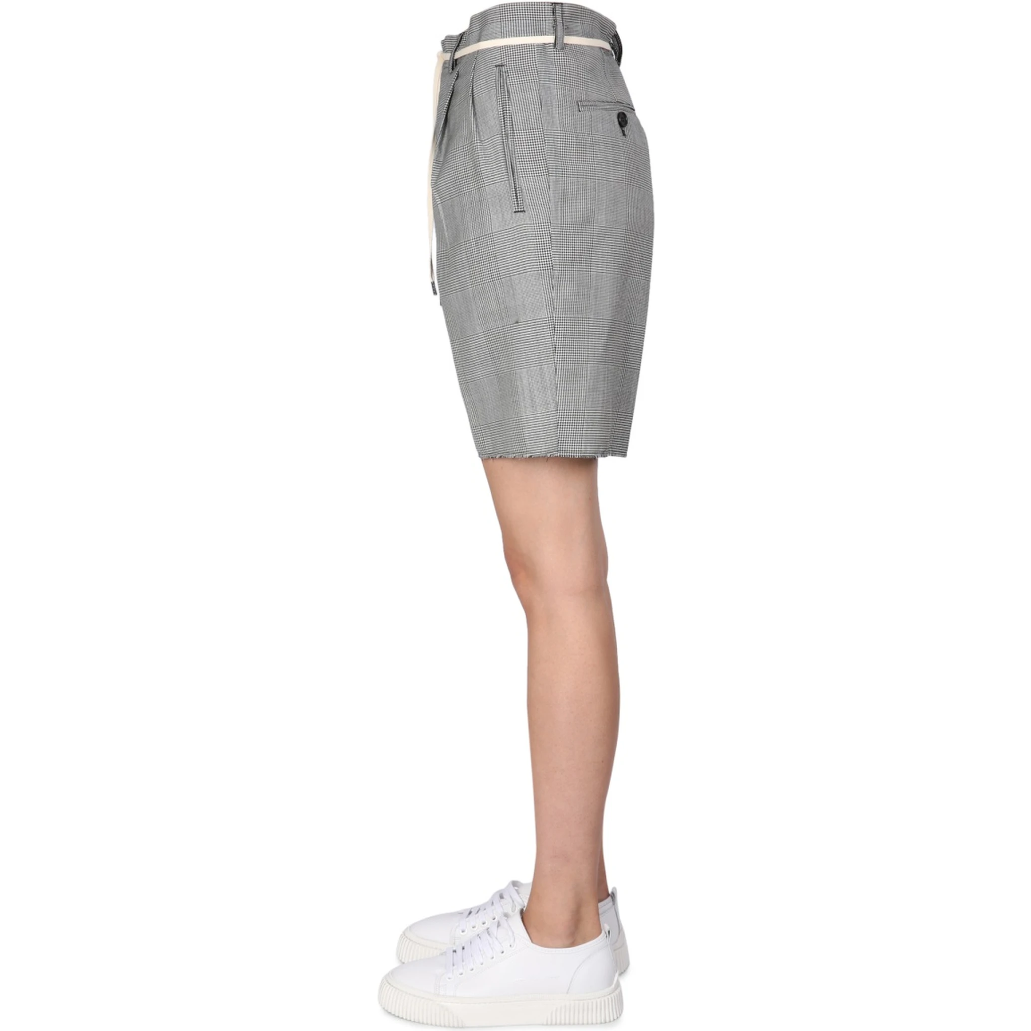STRETCH FLANNEL BERMUDA SHORTS