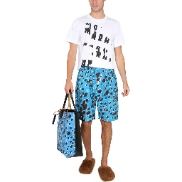 BERMUDA SHORTS WITH POP DOTS PRINT