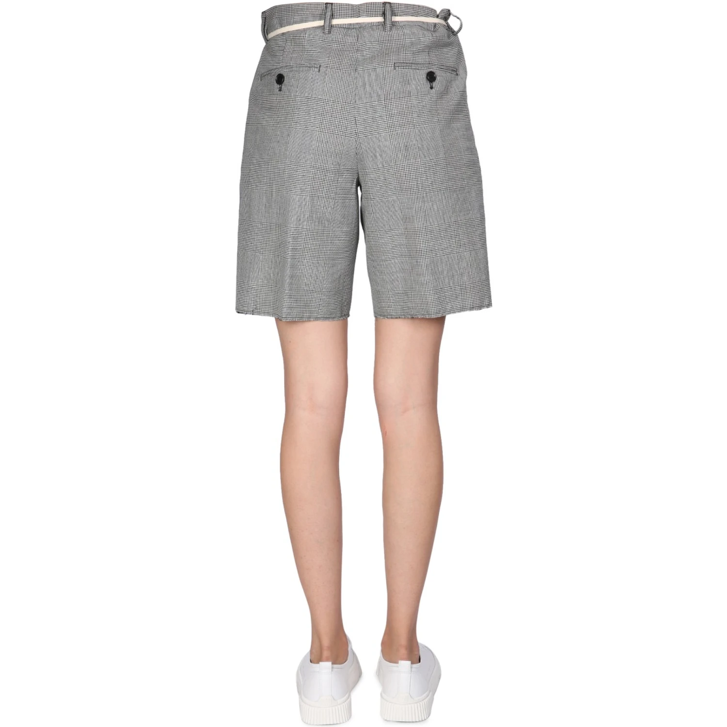 STRETCH FLANNEL BERMUDA SHORTS