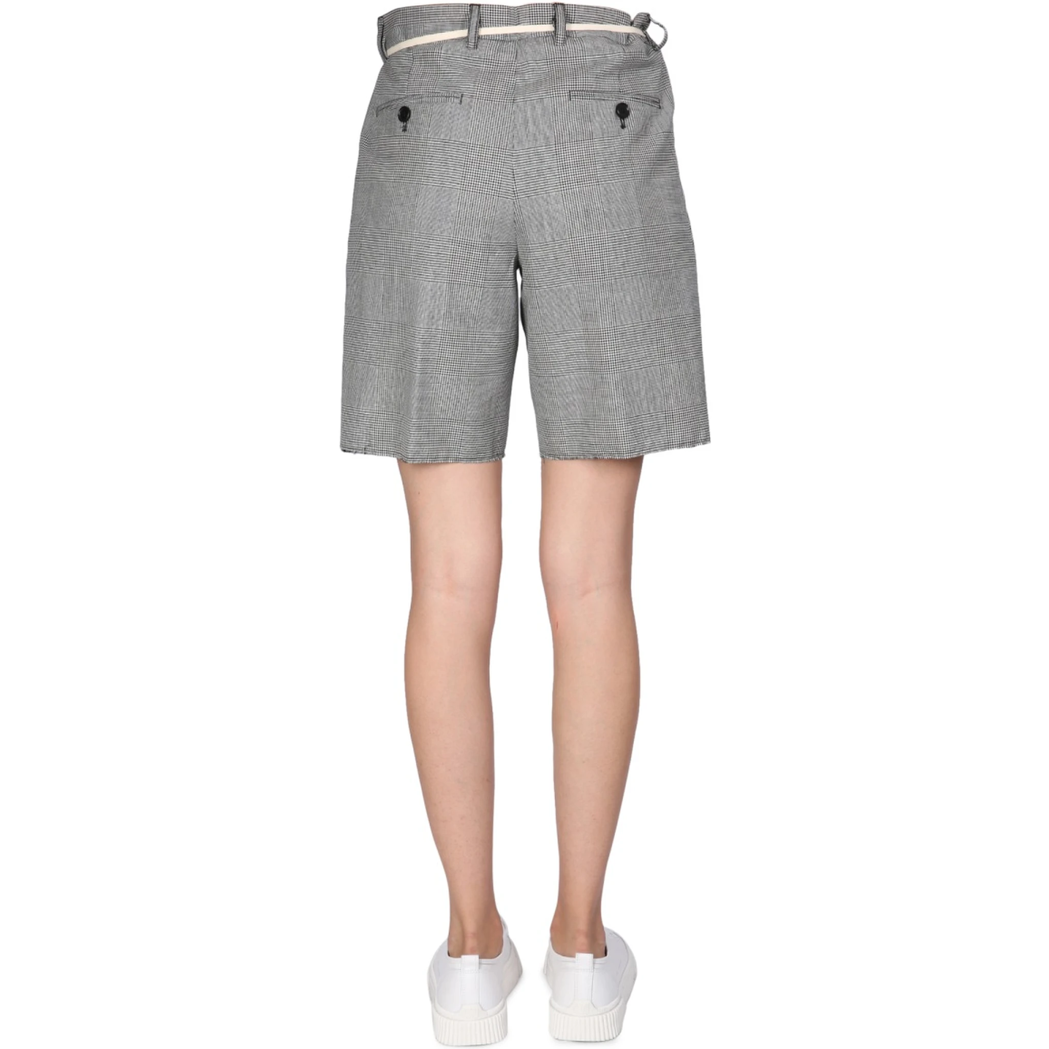 STRETCH FLANNEL BERMUDA SHORTS