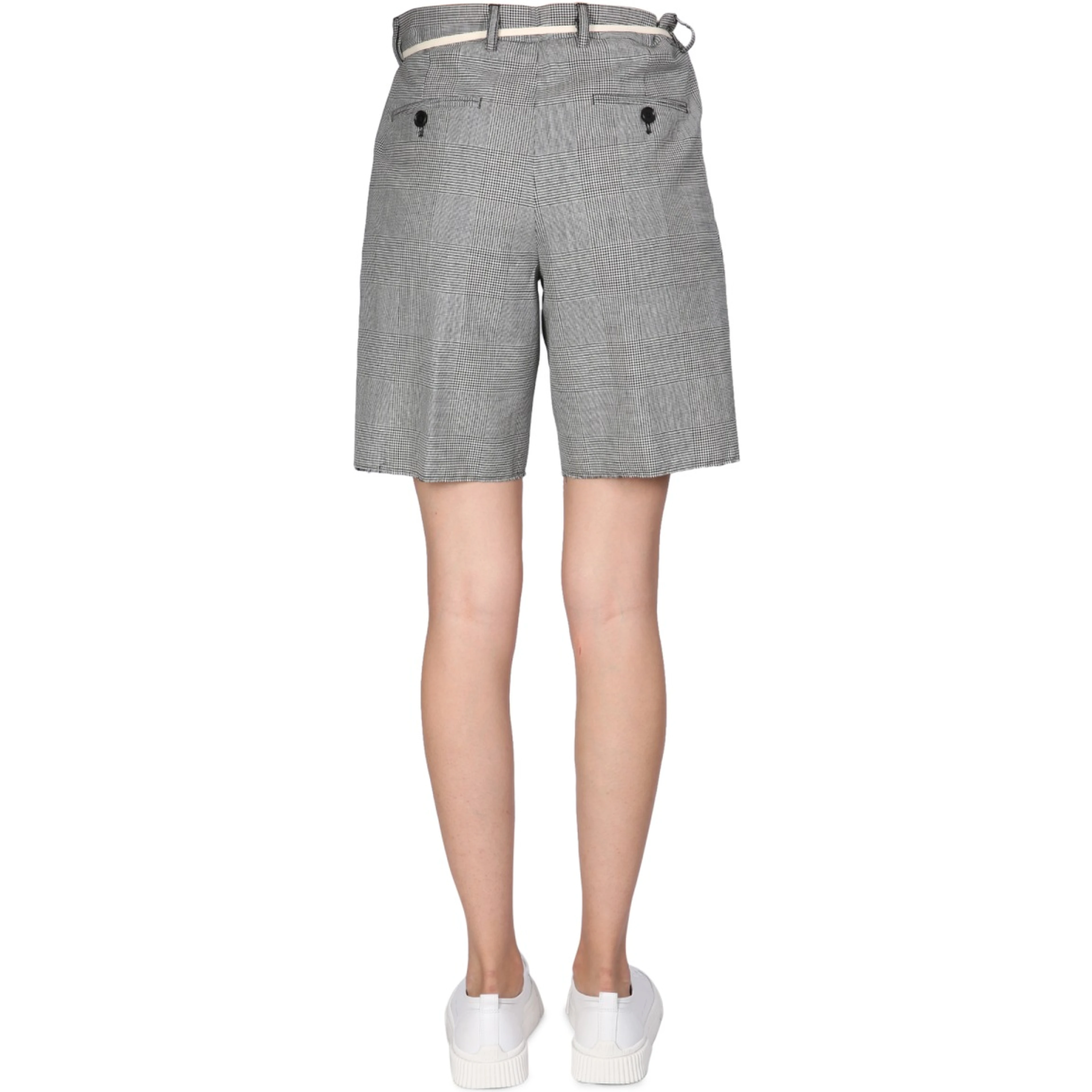 STRETCH FLANNEL BERMUDA SHORTS