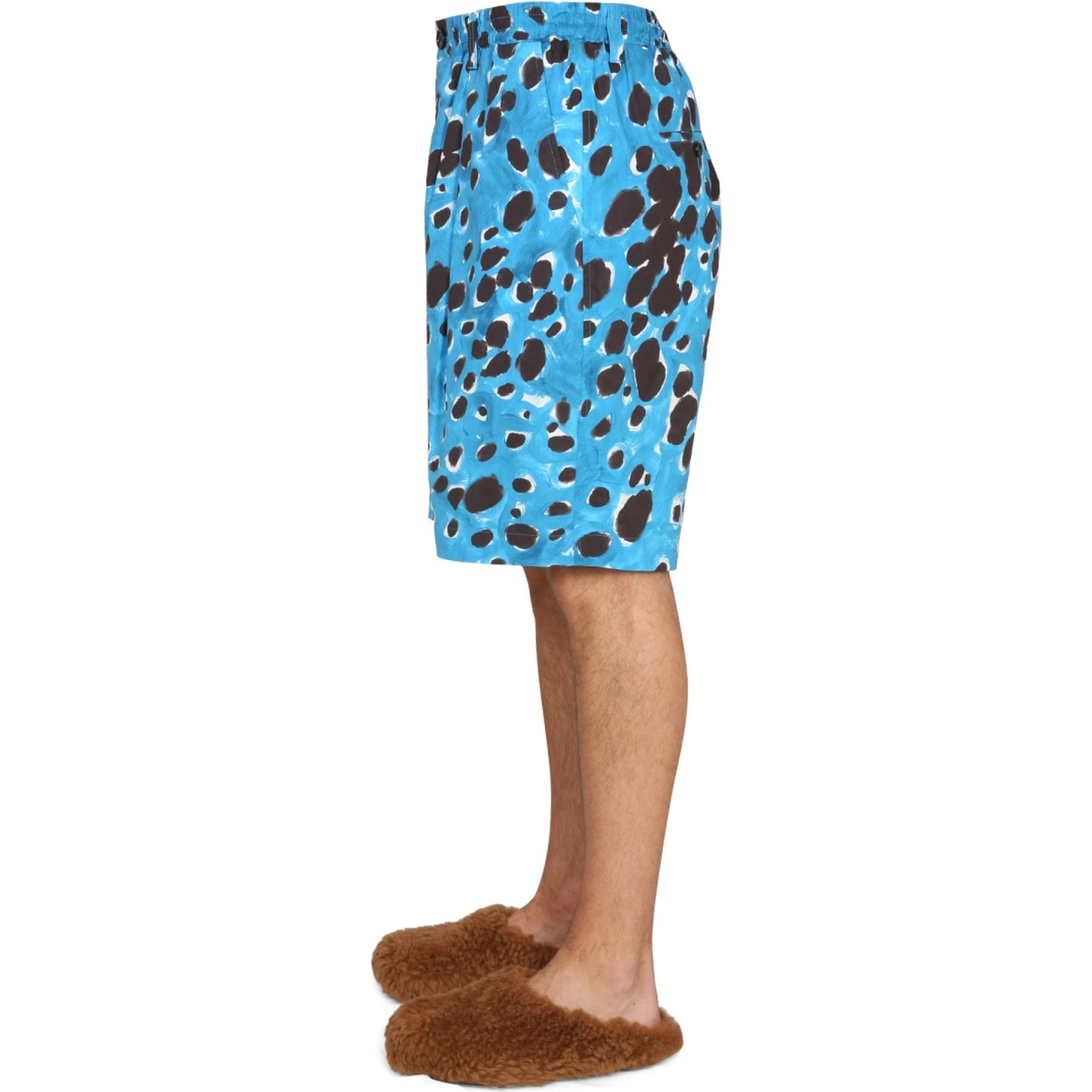BERMUDA SHORTS WITH POP DOTS PRINT
