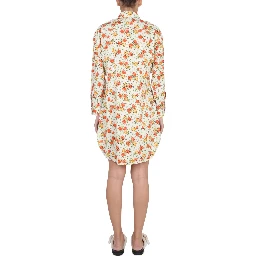 SHIRT DRESS WITH FLORAL PATTERN