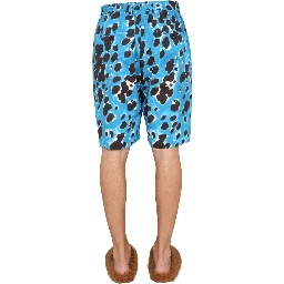 BERMUDA SHORTS WITH POP DOTS PRINT