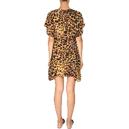 SPOTTED PRINT MINI DRESS