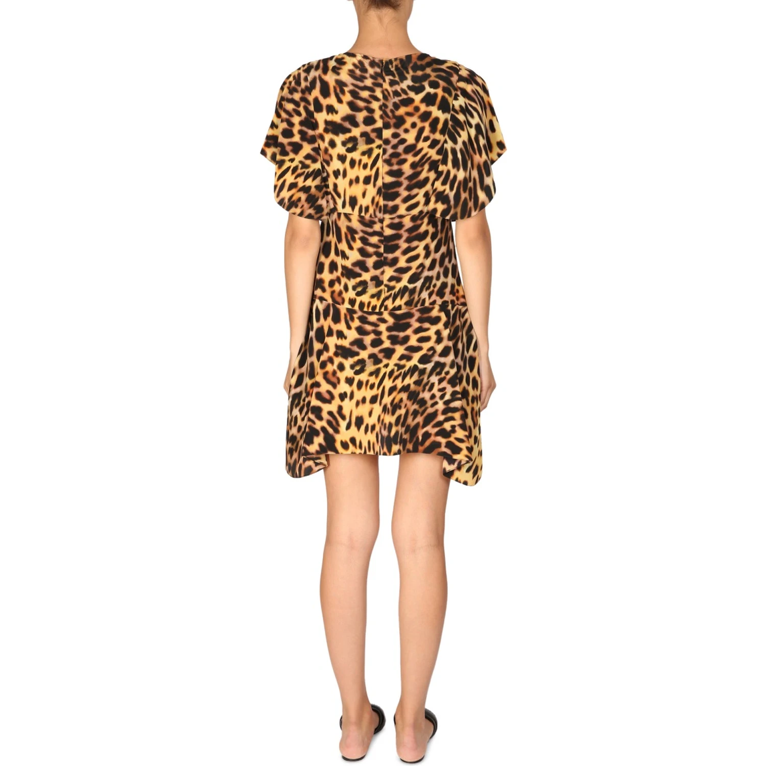 SPOTTED PRINT MINI DRESS