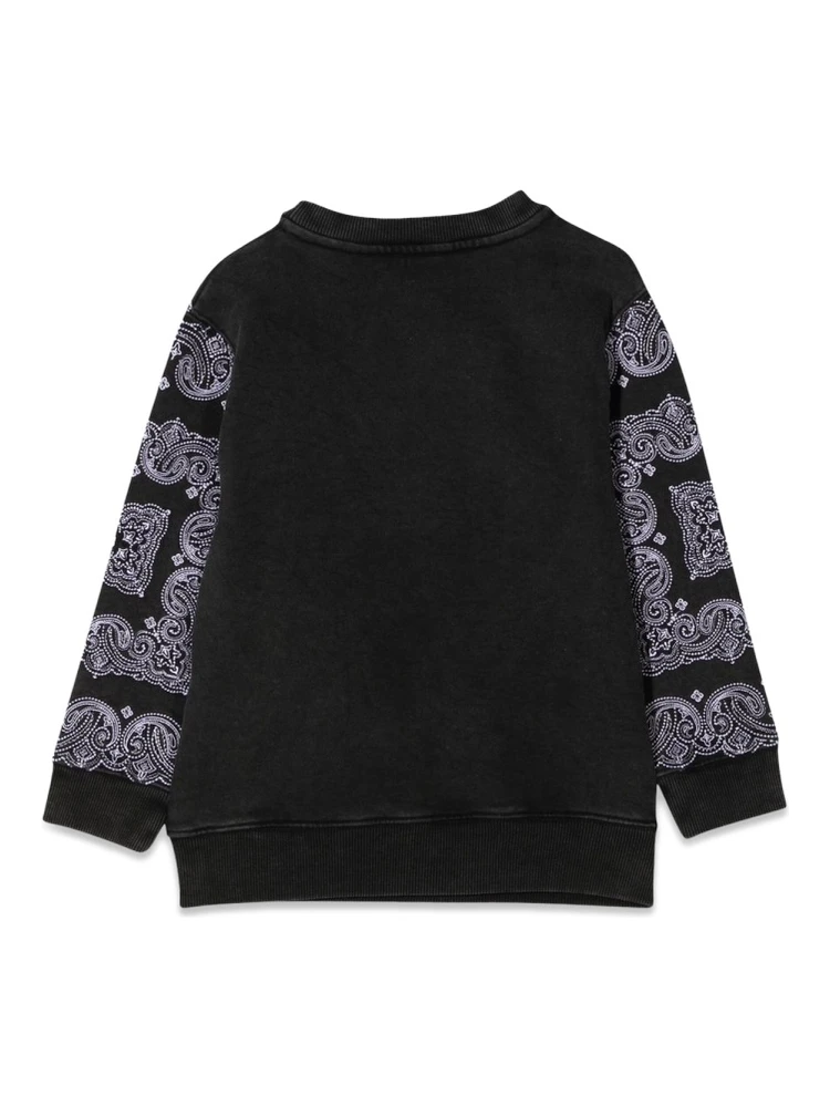 CREWNECK SWEATSHIRT PATTERNED PRINT AND LOGO alternative