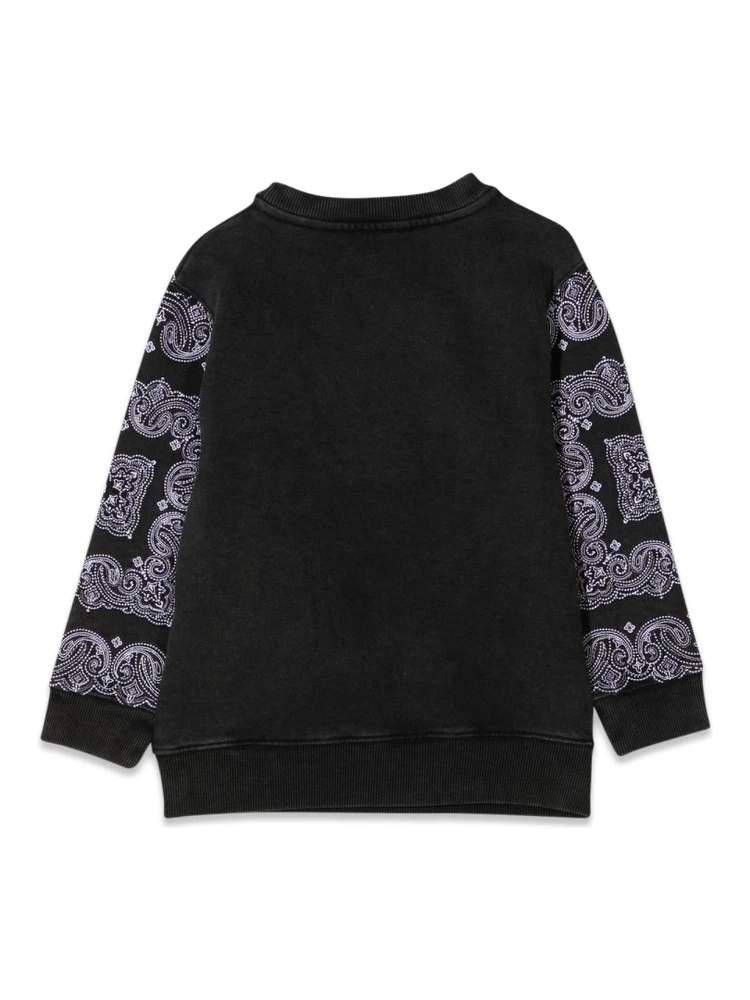 CREWNECK SWEATSHIRT PATTERNED PRINT AND LOGO alternative