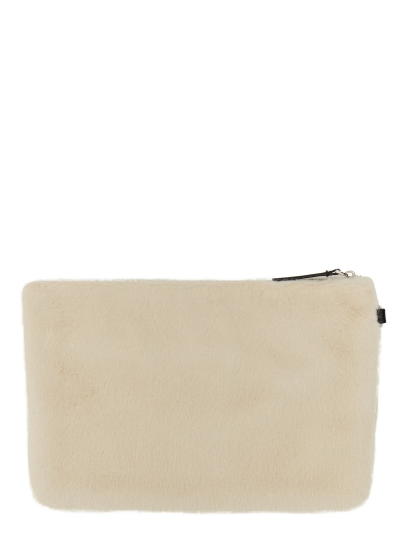 CLUTCH BAG WITH LOGO