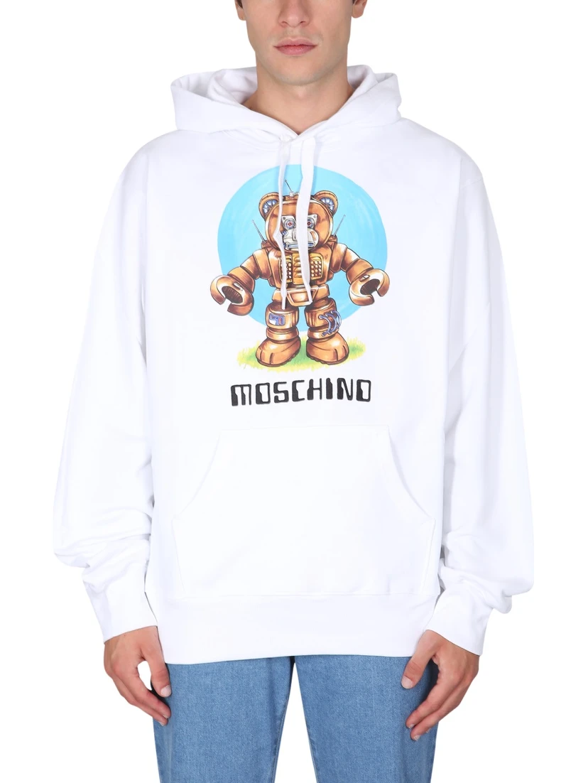 TEDDY PRINT SWEATSHIRT