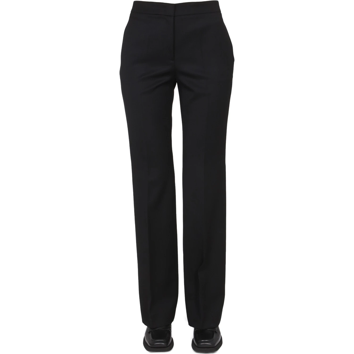 WOOL GRAIN DE POUDRE PANTS