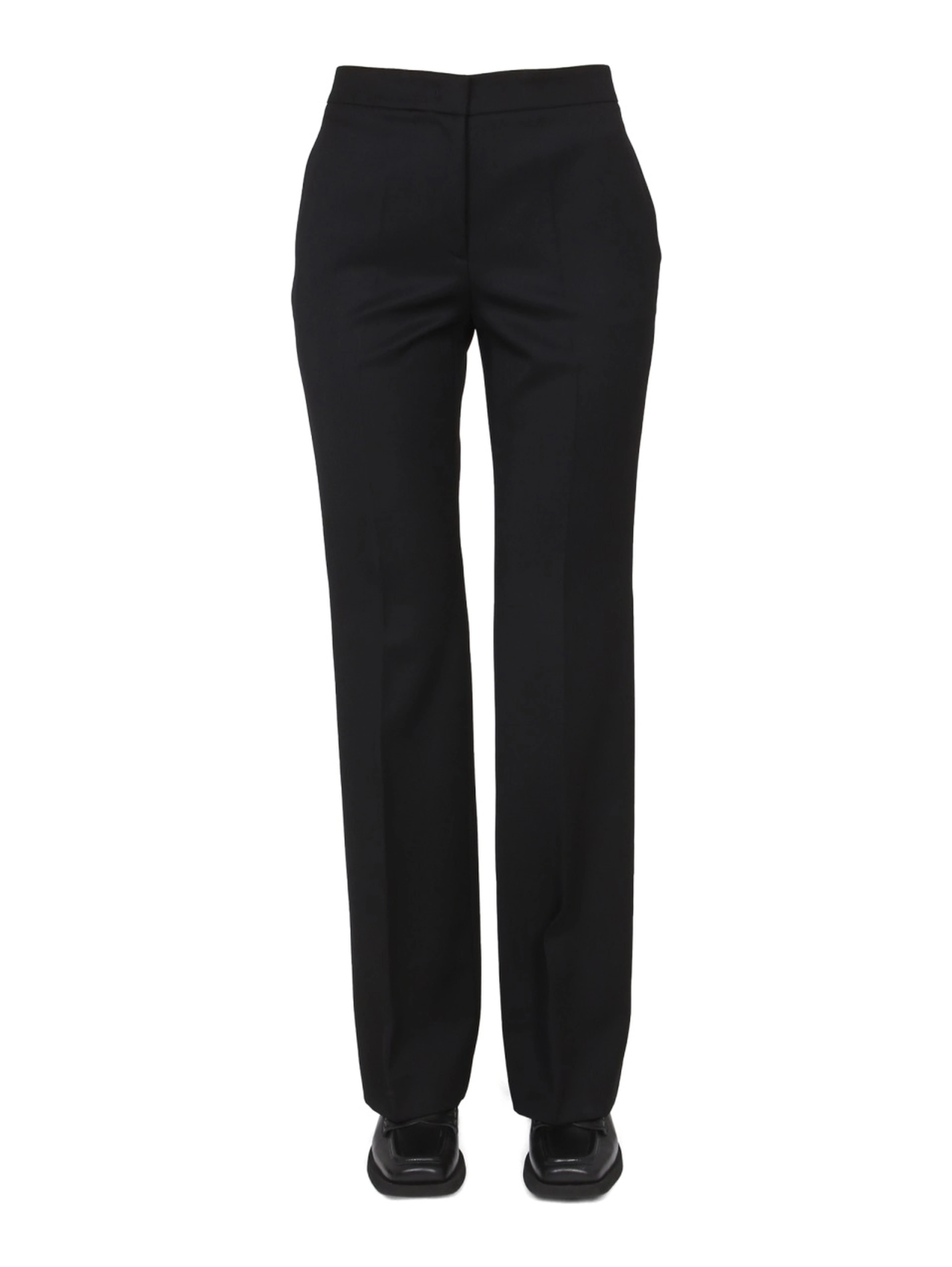 WOOL GRAIN DE POUDRE PANTS