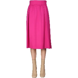 تنورة ميدي واسعة