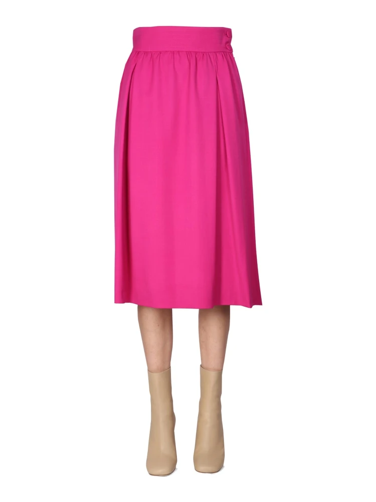 تنورة ميدي واسعة