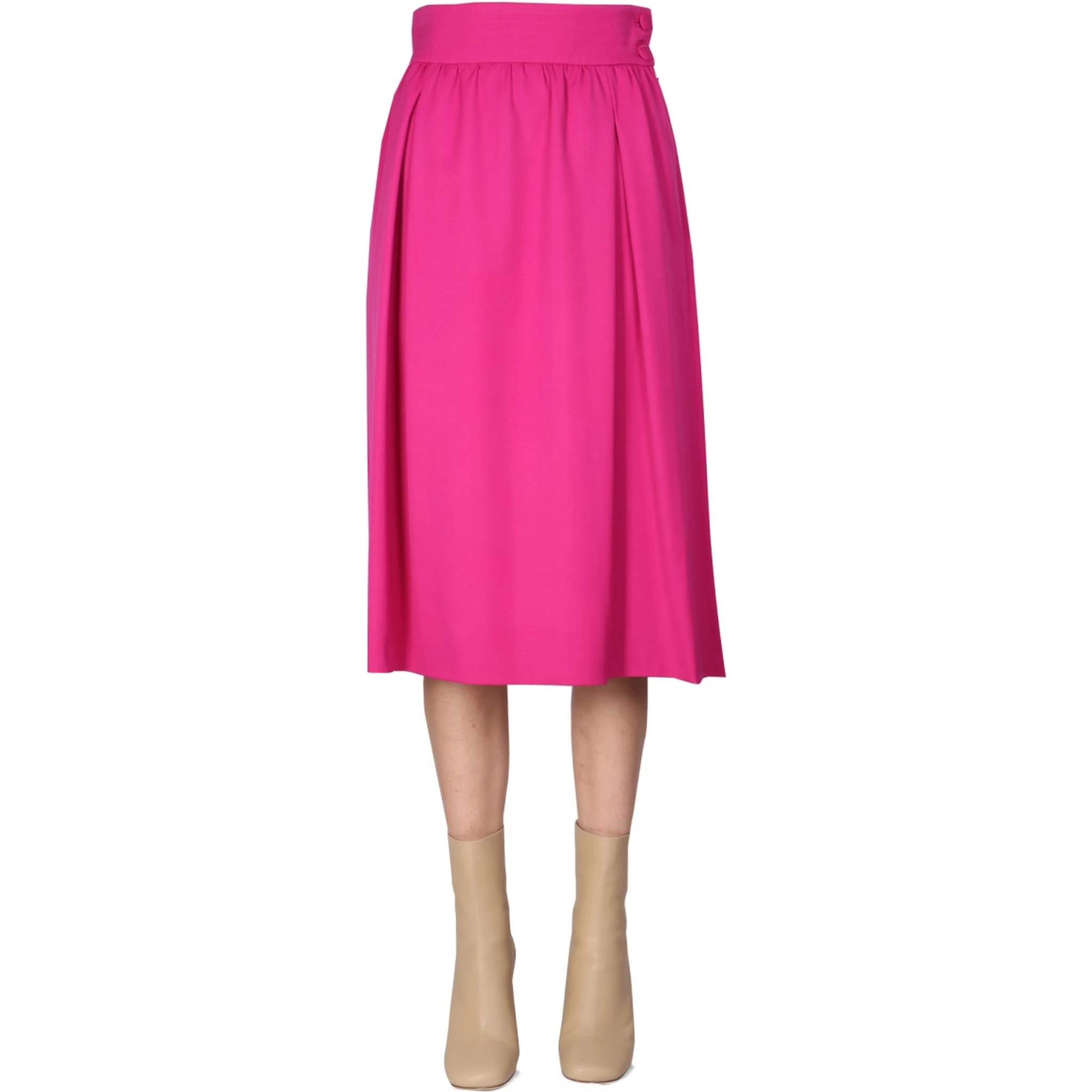 تنورة ميدي واسعة