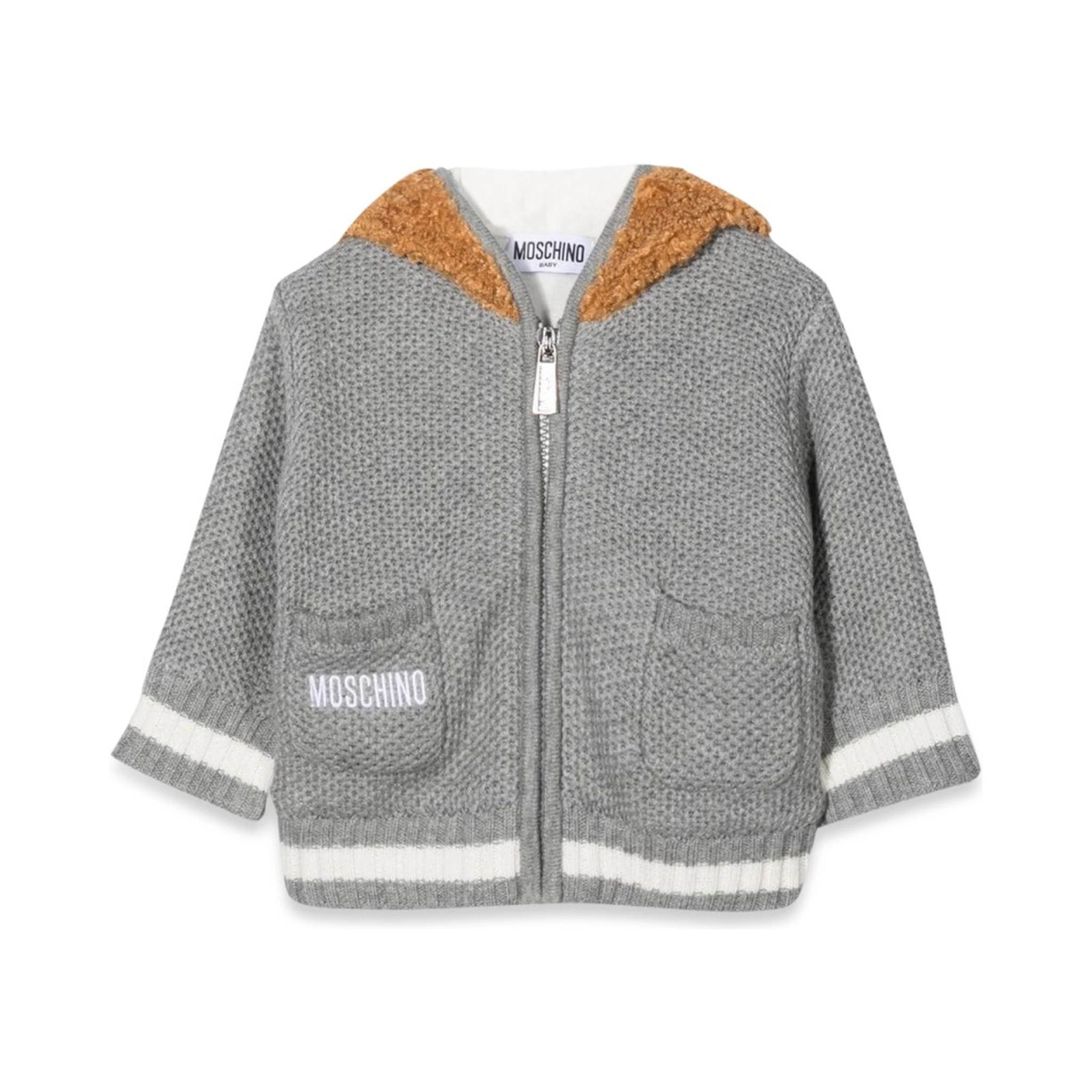 TEDDY BEAR HOODED CARDIGAN