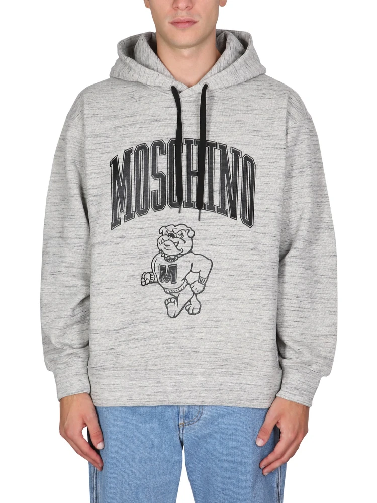 SWEATSHIRT WITH LOGO PRINT