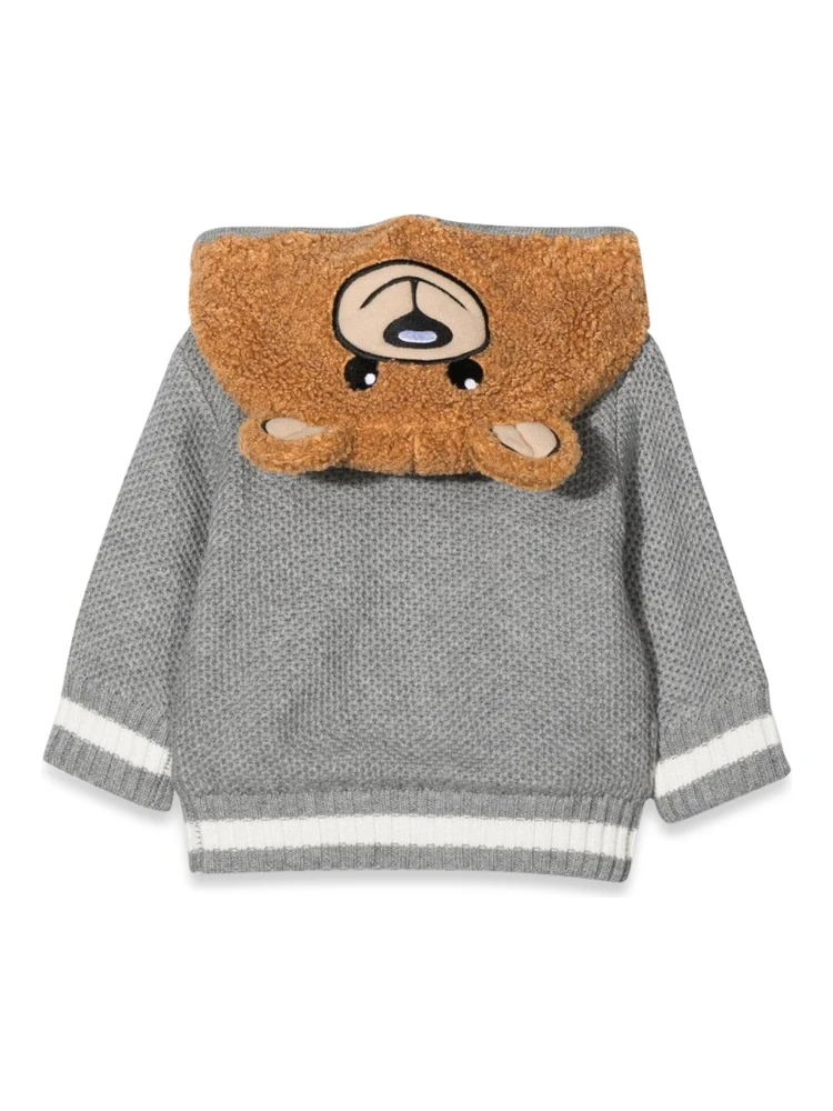 TEDDY BEAR HOODED CARDIGAN alternative