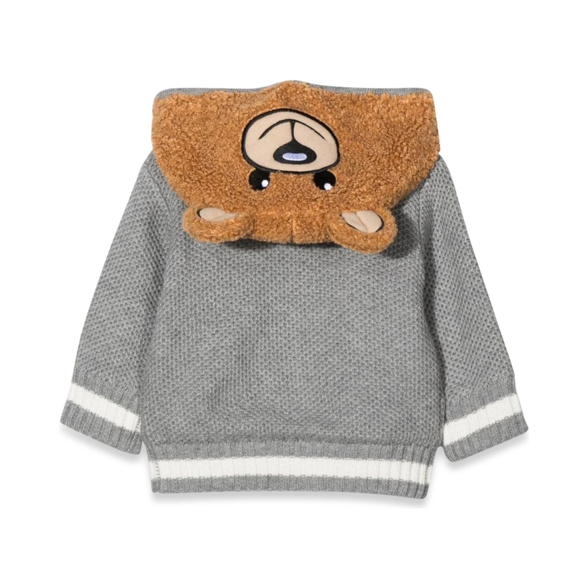 TEDDY BEAR HOODED CARDIGAN