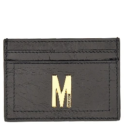CARD HOLDER WITH GOLD PLAQUE