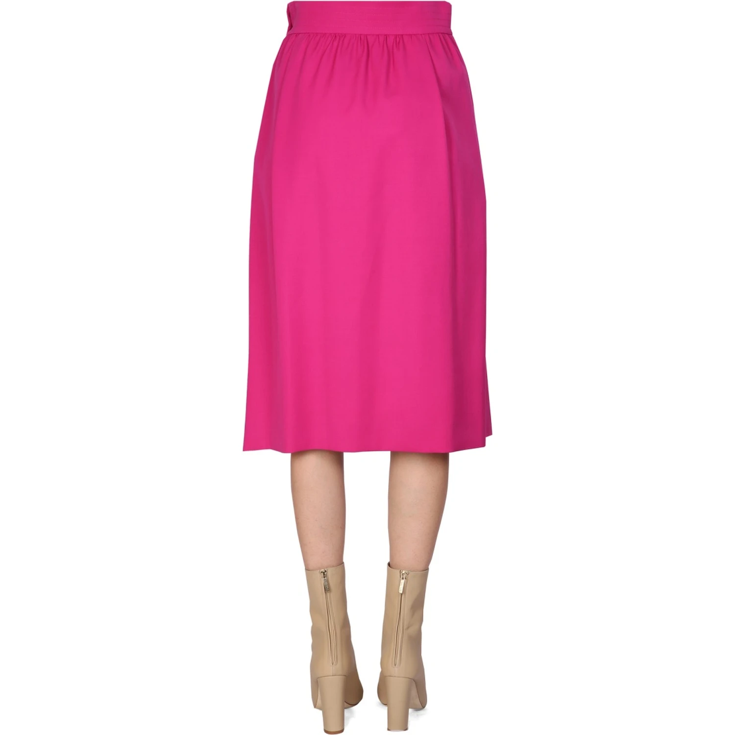 FLARED MIDI SKIRT