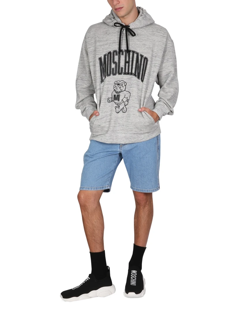 SWEATSHIRT WITH LOGO PRINT