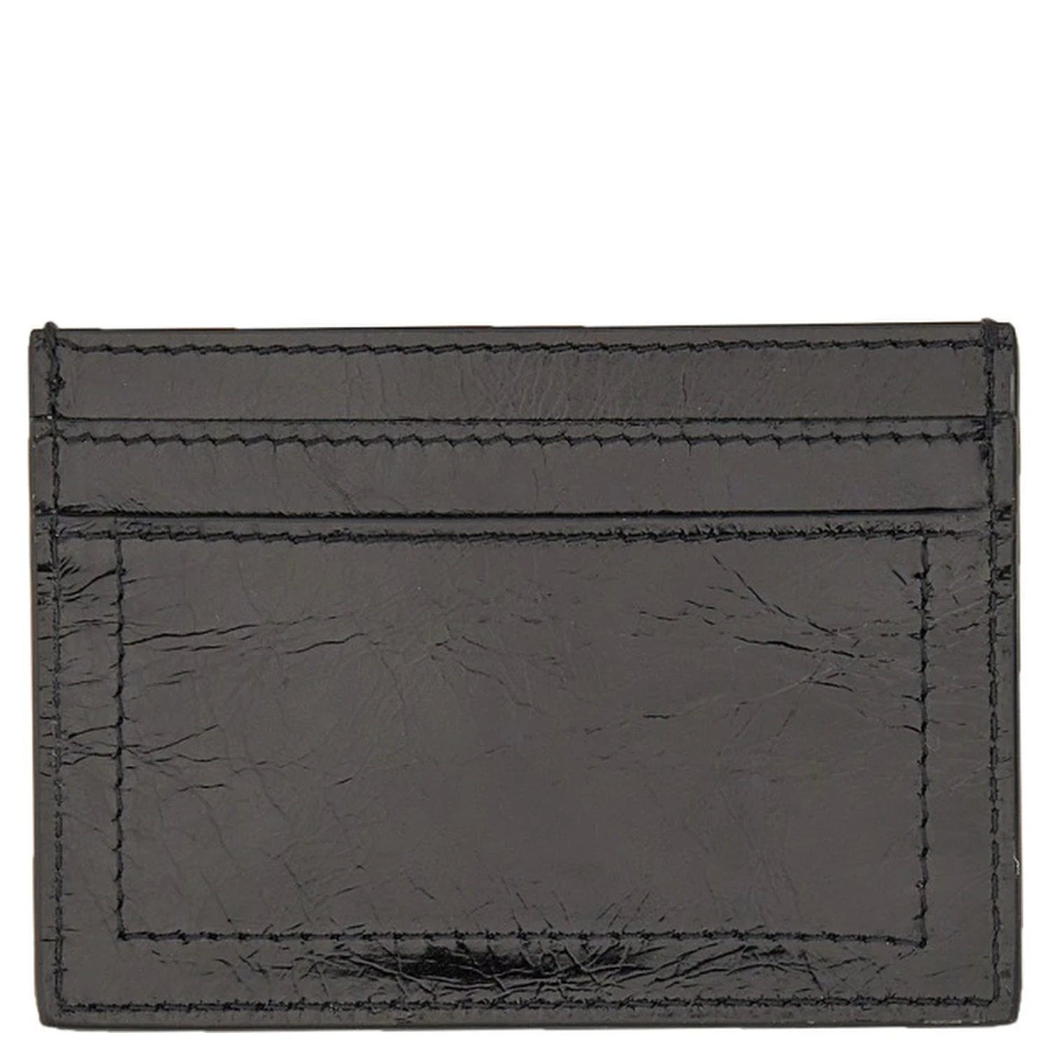 CARD HOLDER WITH GOLD PLAQUE