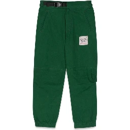 PANTS WITH LOGO PATCH