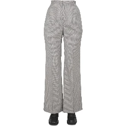 MICRO HOUNDSTOOTH PANTS