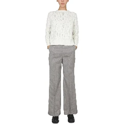 MICRO HOUNDSTOOTH PANTS