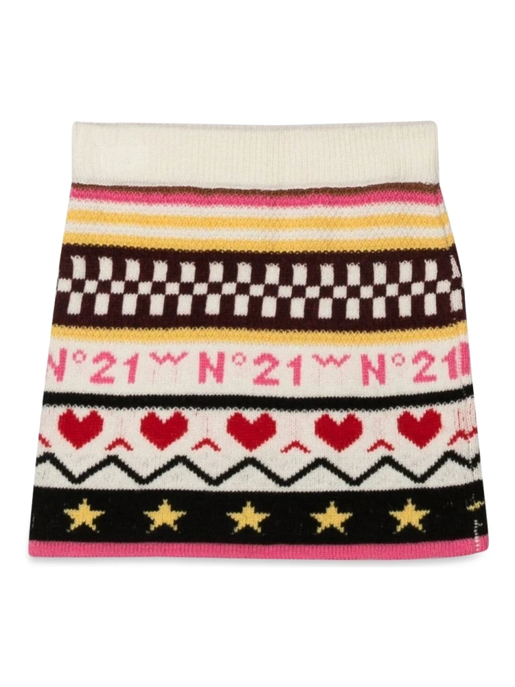 ALLOVER JACQUARD KNIT SKIRT alternative