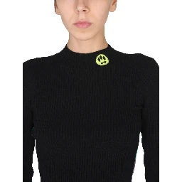 TOP WITH LOGO AND COLORED BANDS