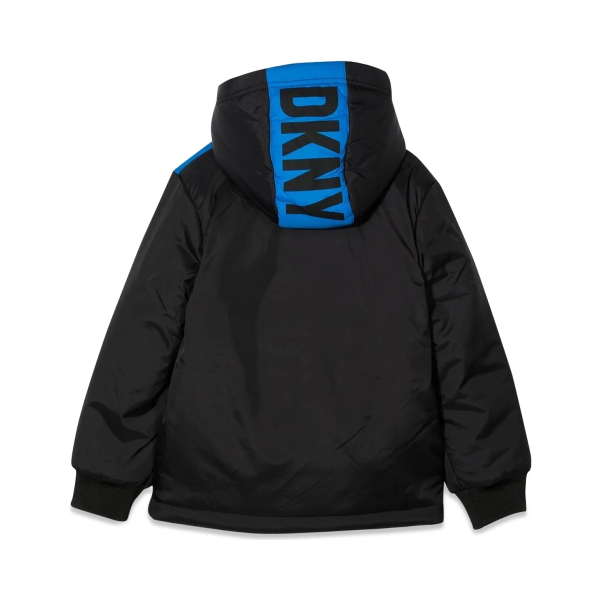 TWO-TONE DOWN JACKET WITH HOOD