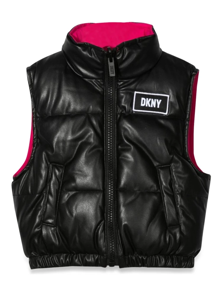 REVERSIBLE SLEEVELESS DOWN JACKET