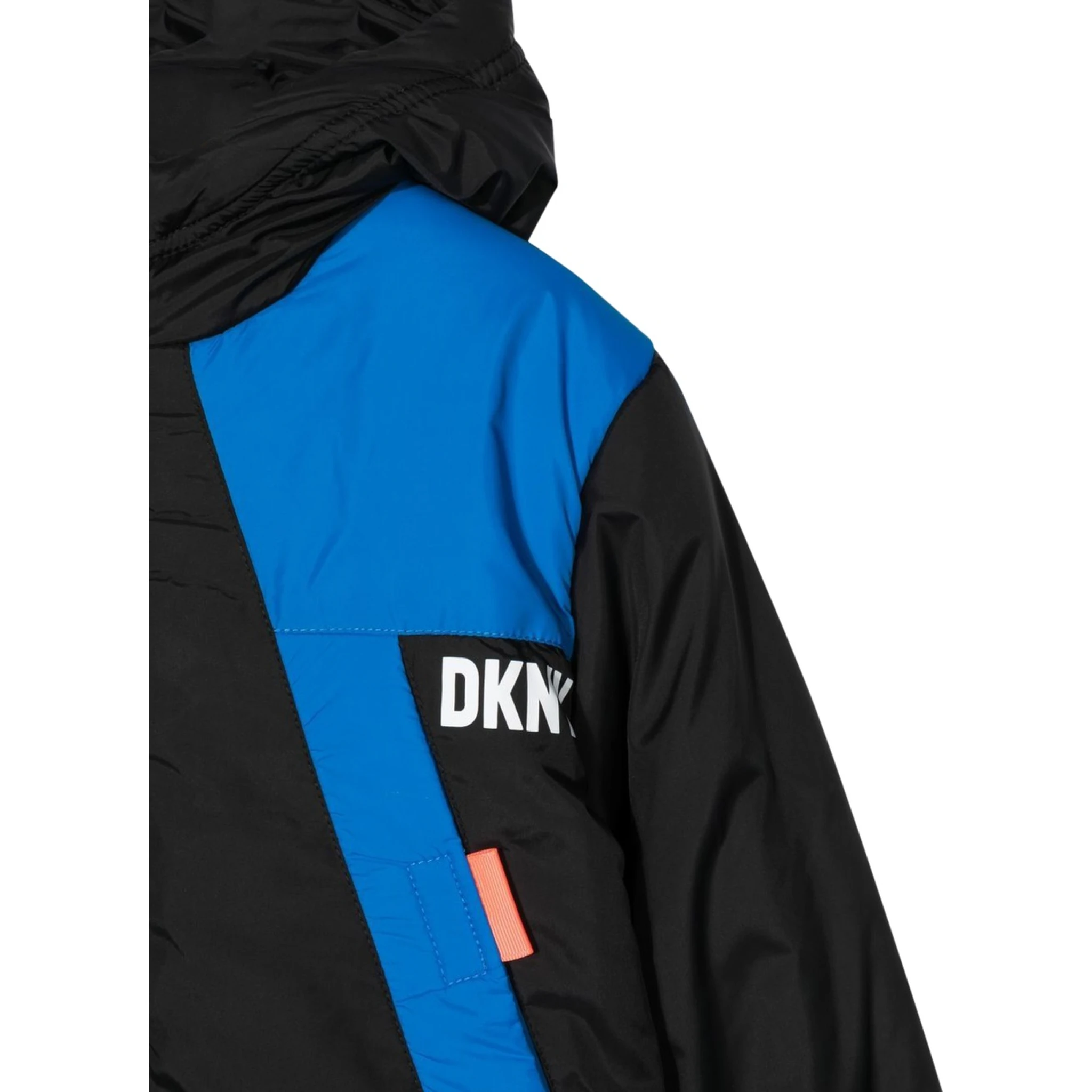 TWO-TONE DOWN JACKET WITH HOOD