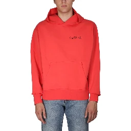 SWEATSHIRT WITH LOGO EMBROIDERY