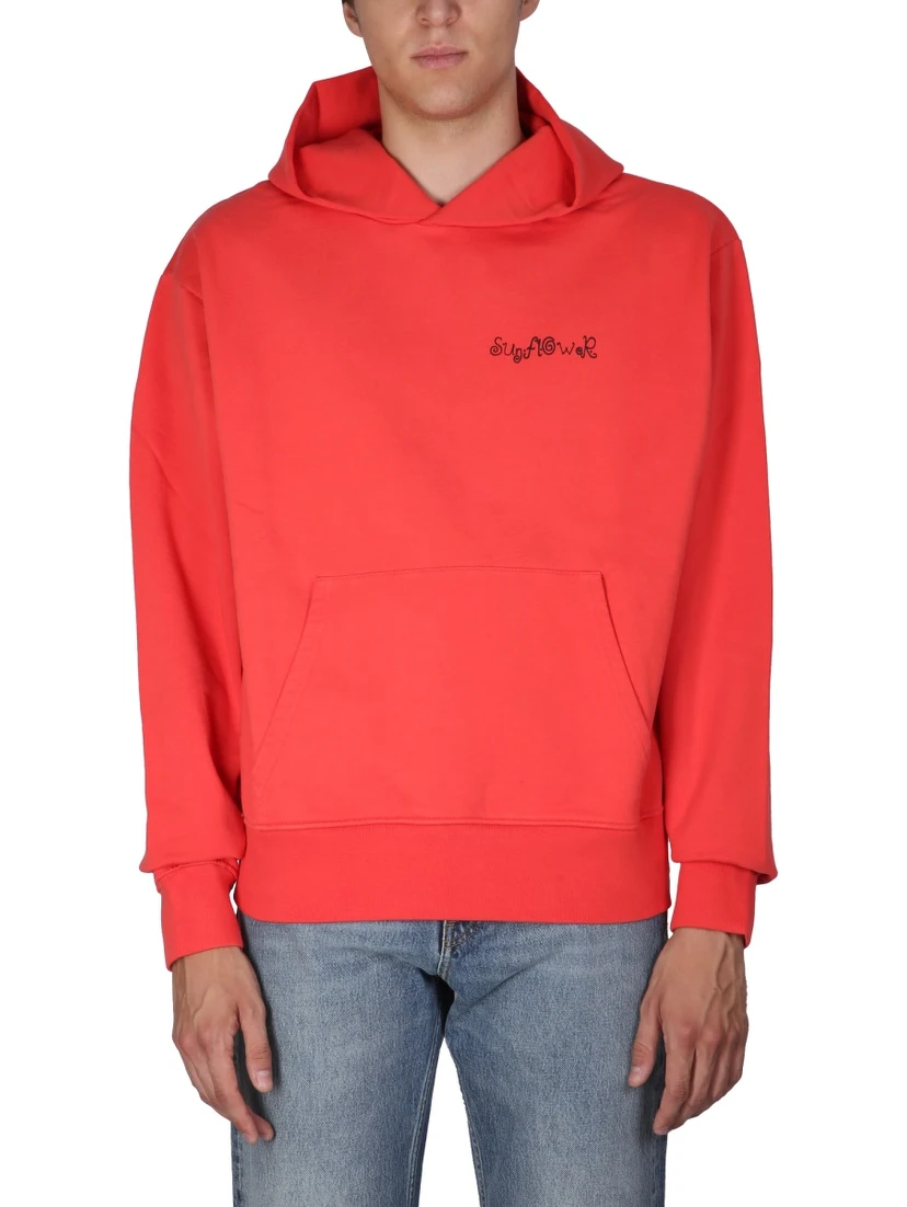 SWEATSHIRT WITH LOGO EMBROIDERY