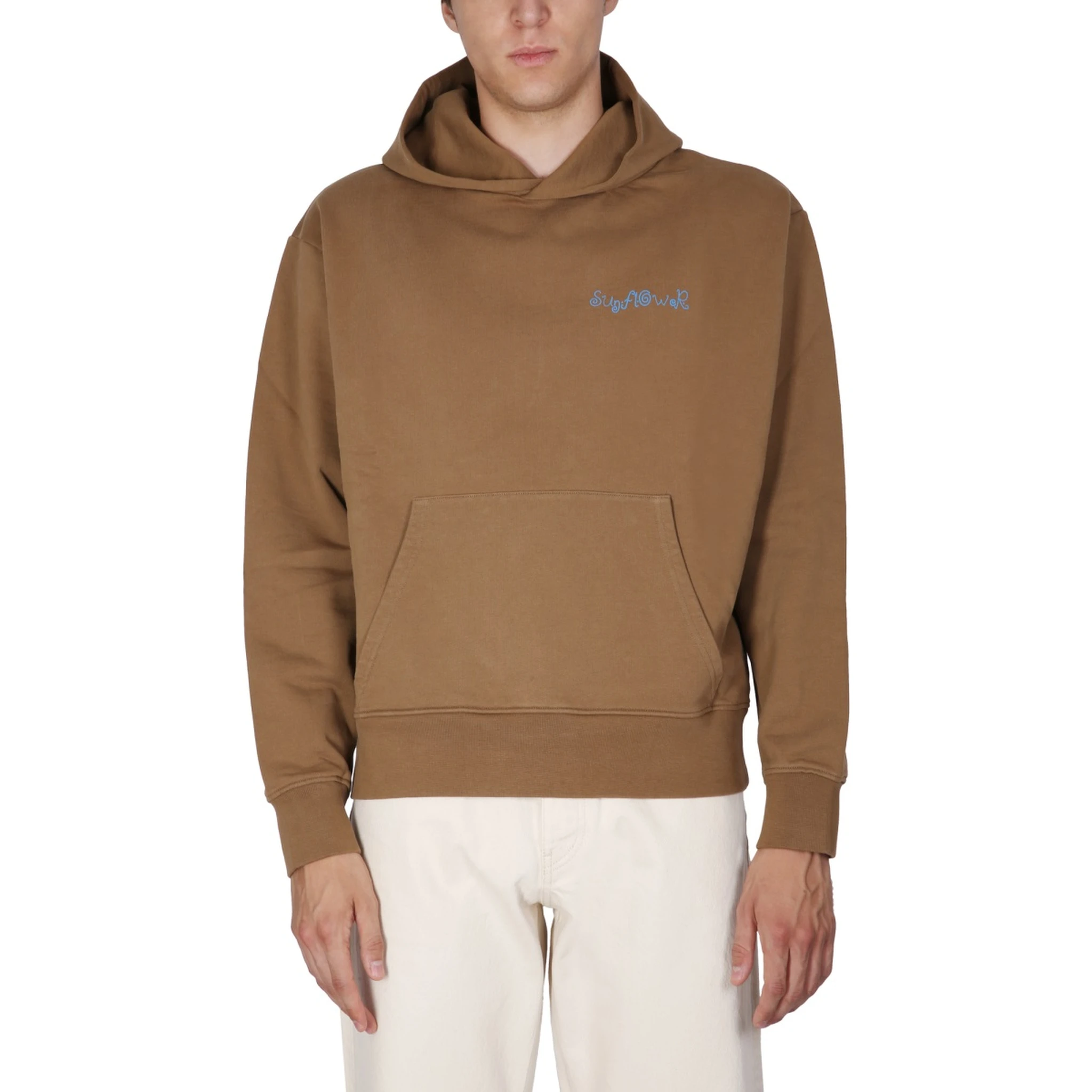 SWEATSHIRT WITH LOGO EMBROIDERY