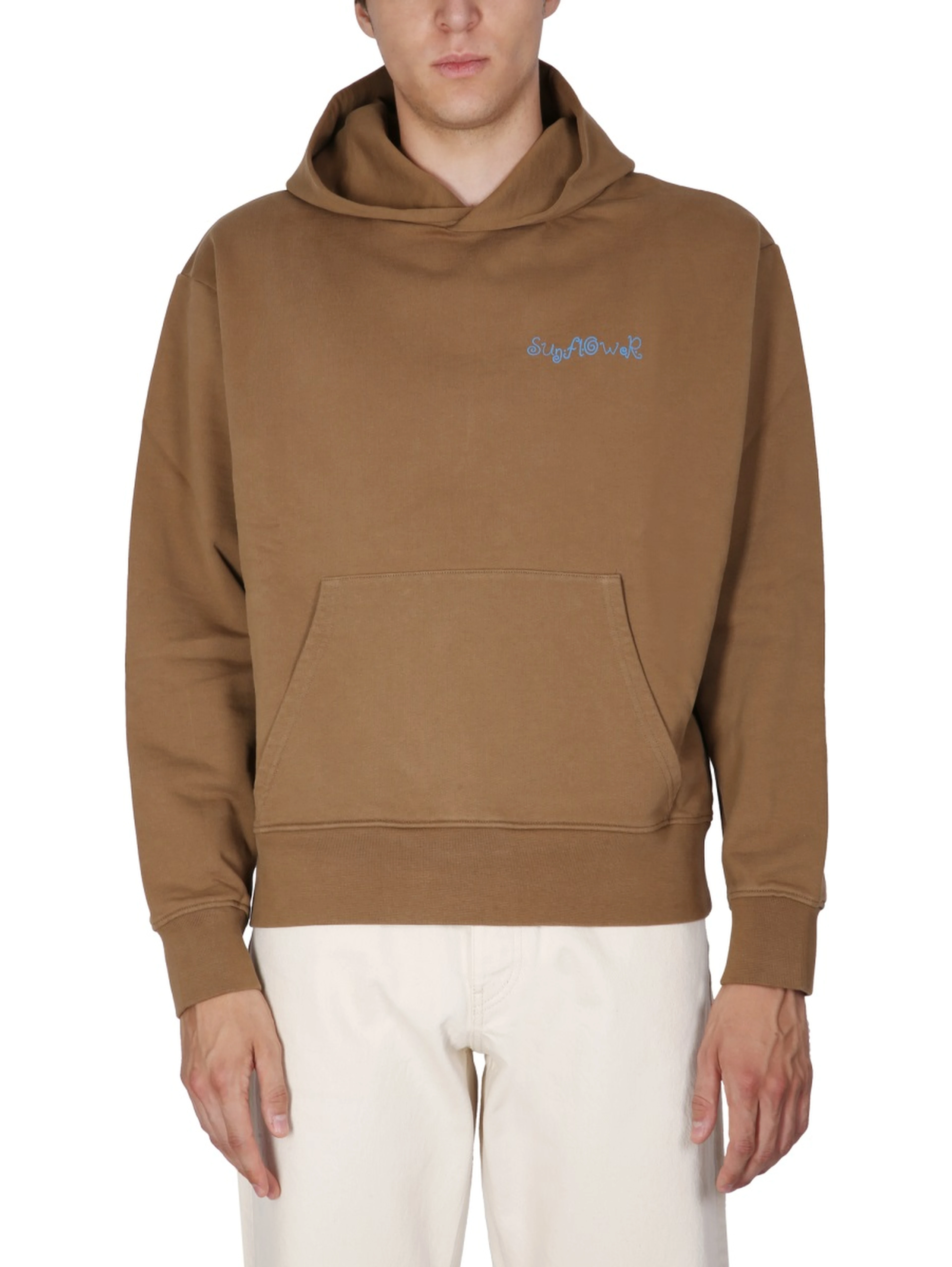 SWEATSHIRT WITH LOGO EMBROIDERY