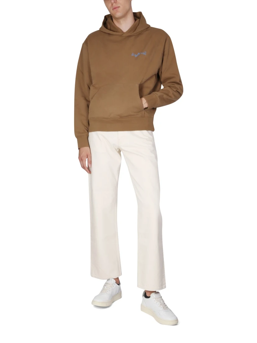 SWEATSHIRT WITH LOGO EMBROIDERY