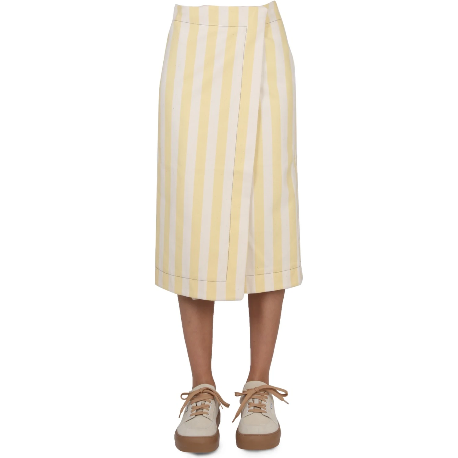 STRIPED PATTERN SKIRT