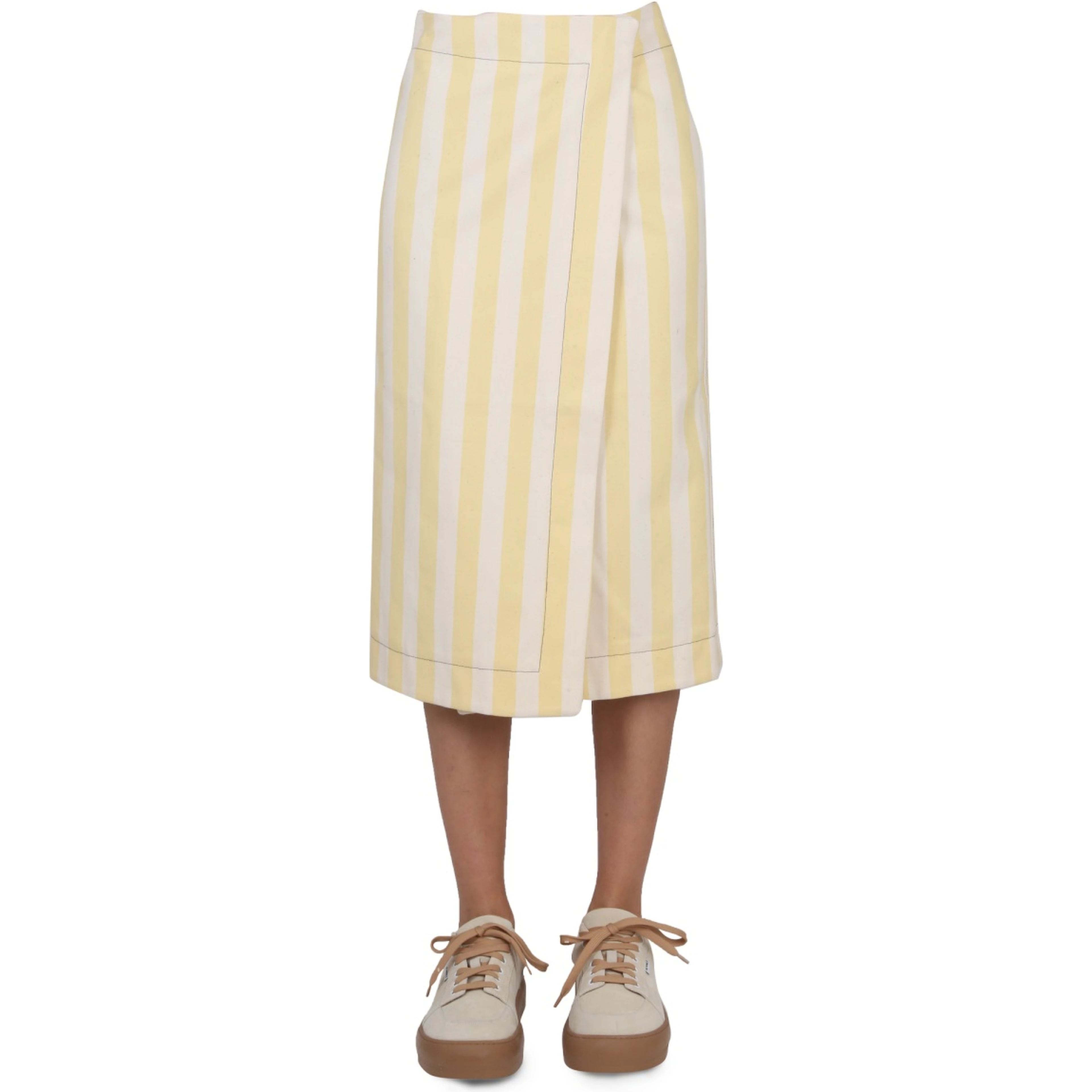 STRIPED PATTERN SKIRT