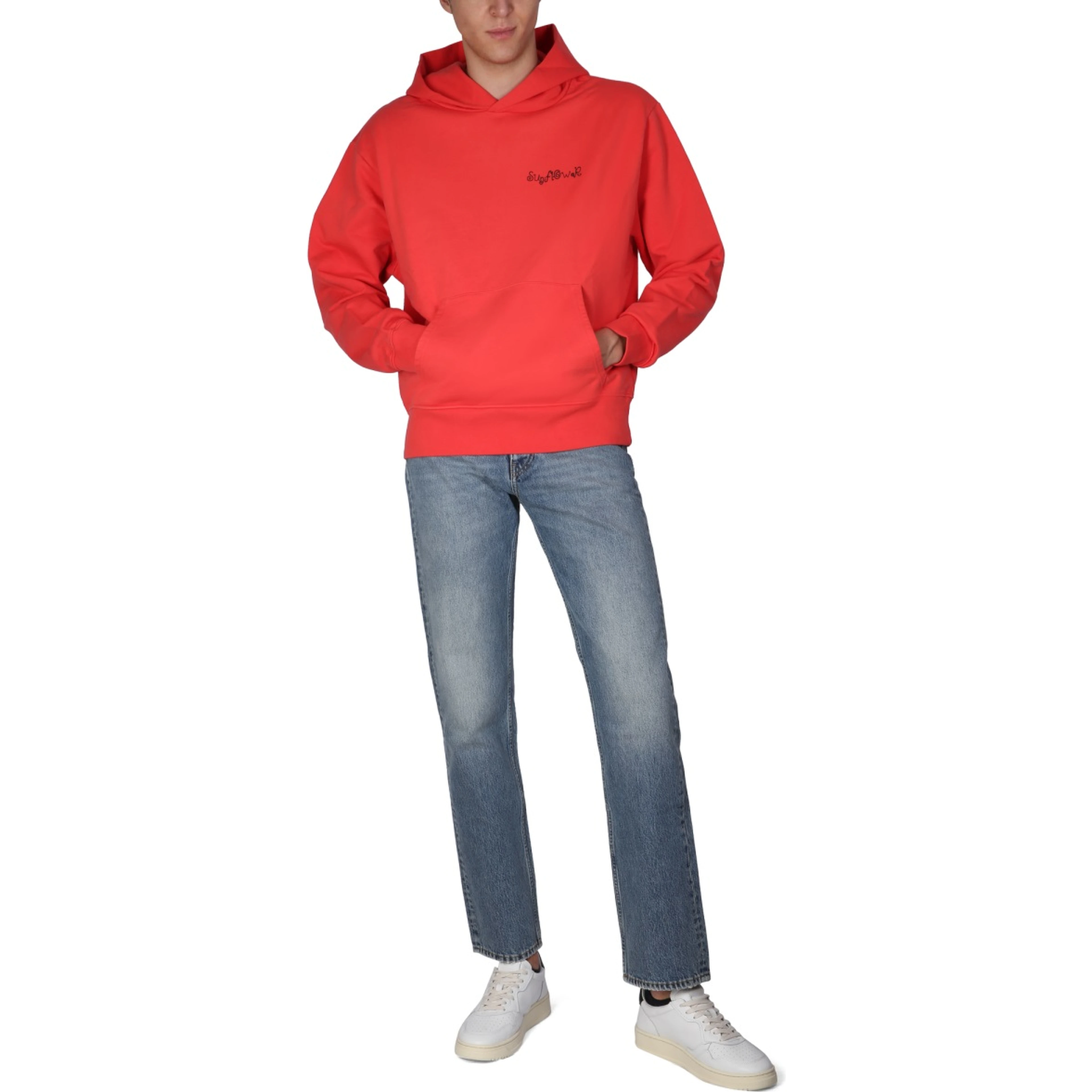 SWEATSHIRT WITH LOGO EMBROIDERY