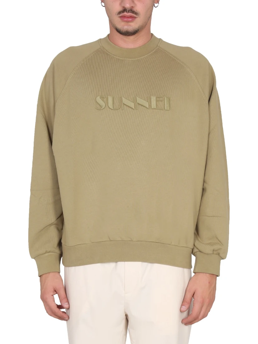 SWEATSHIRT WITH LOGO EMBROIDERY