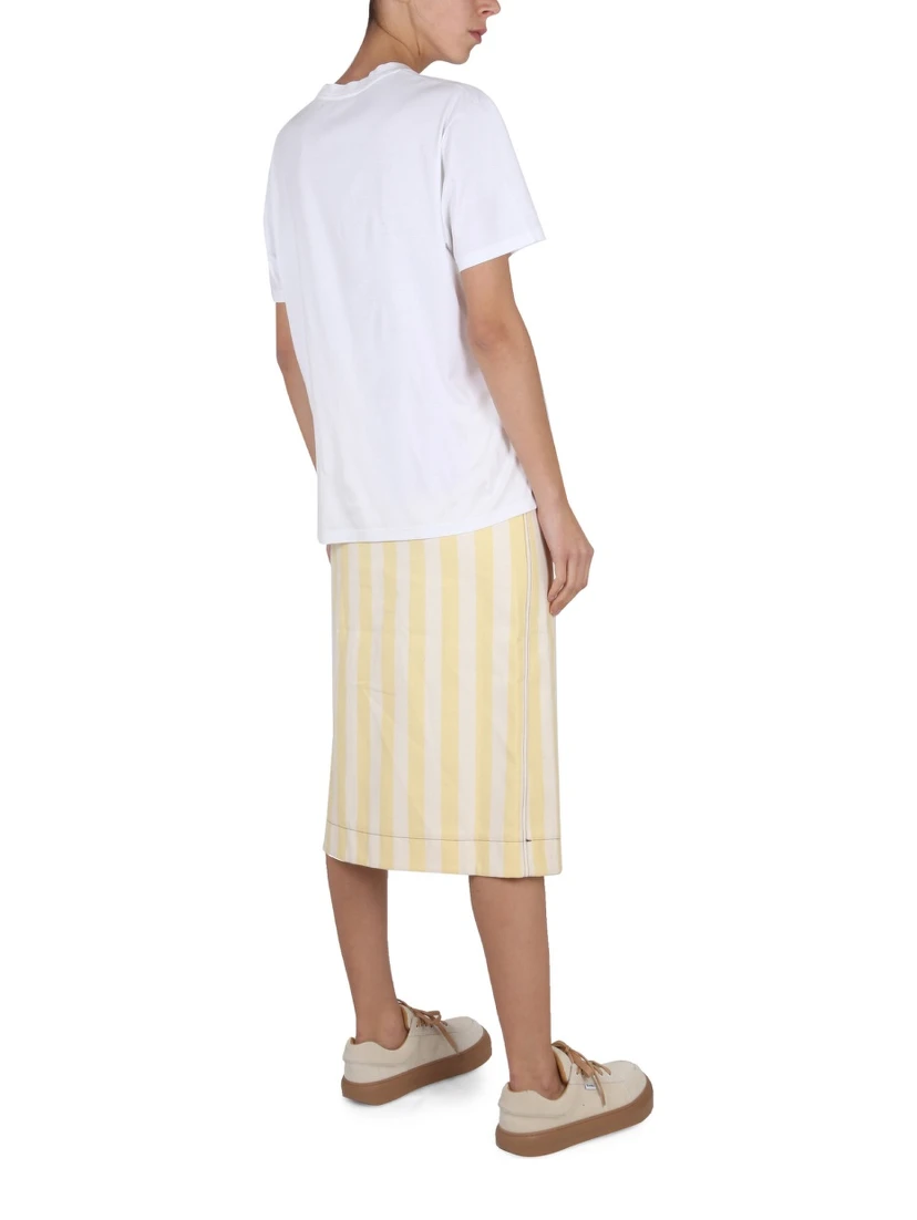 STRIPED PATTERN SKIRT