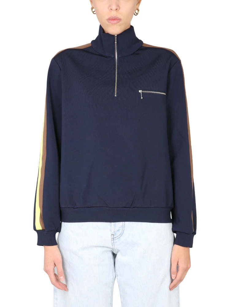 SWEATSHIRT WITH FRONT ZIPPER