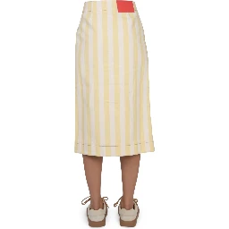STRIPED PATTERN SKIRT