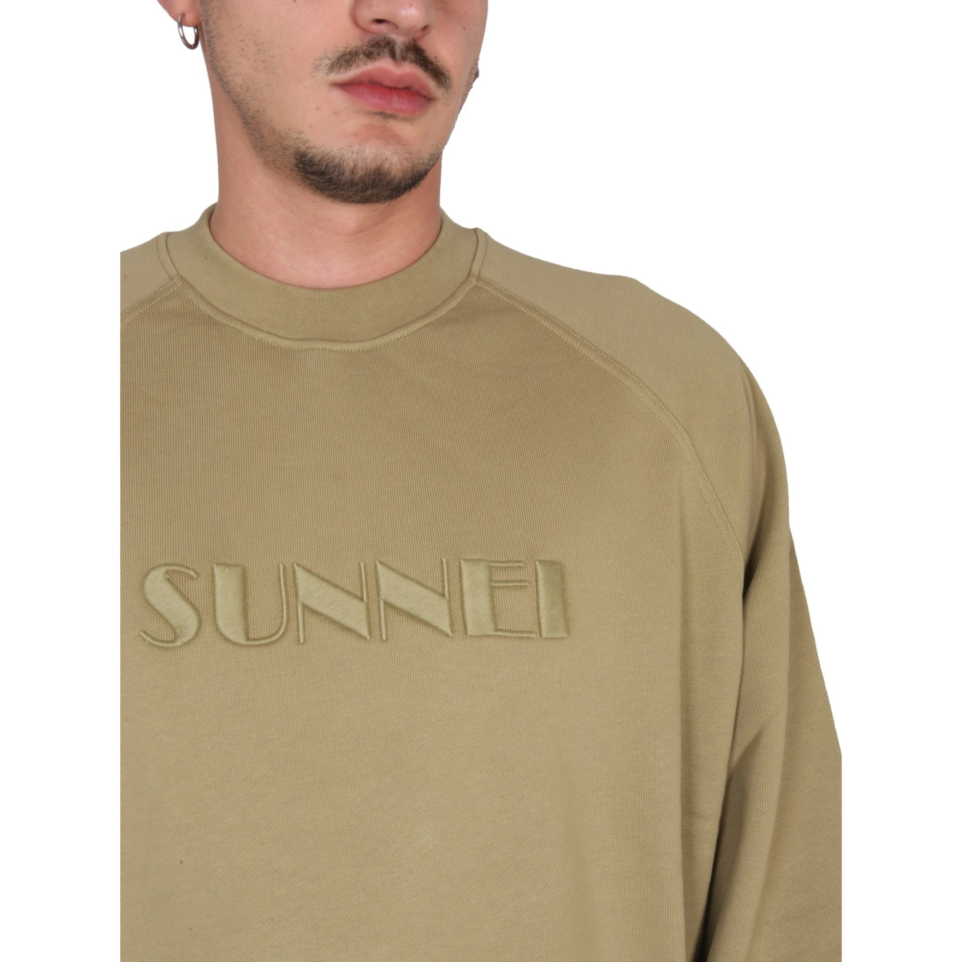 SWEATSHIRT WITH LOGO EMBROIDERY